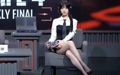 Female esports commentator accused of “blackface” after rebelling over short skirt controversy on stream